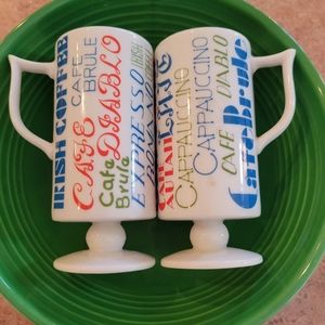 Vintage Espresso Demitasse Coffee Cups Royal Crown 3284 Colorful 1970s?